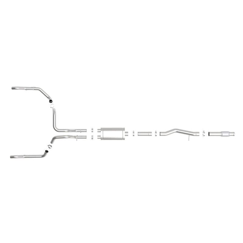 aFe Vulcan Series 4in-3in 304-SS Exhaust Cat-Back 2019 GM Silverado / Sierra 1500 V8-5.3L w/ OE Tips-SR1 Performance