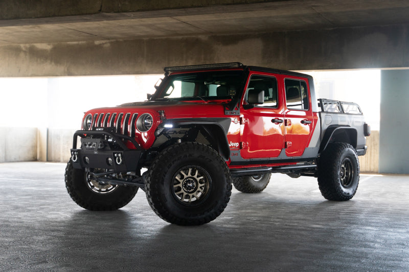 DV8 Offroad Jeep Gladiator JT Slim Fender Flares (2020-2023) – Aggressive Off-Road Style with Steel Construction