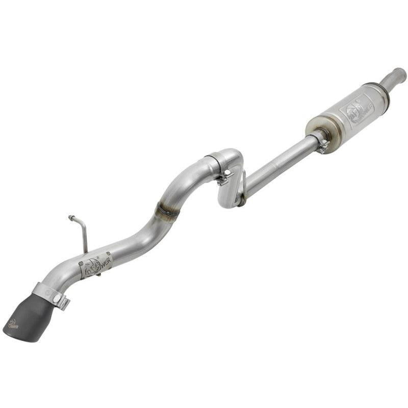 aFe MACH Force-Xp 2.5in 409SS Catback High-Tuck Exhaust 18-21 Jeep (JL) 3.6L 4-Door - Black Tip