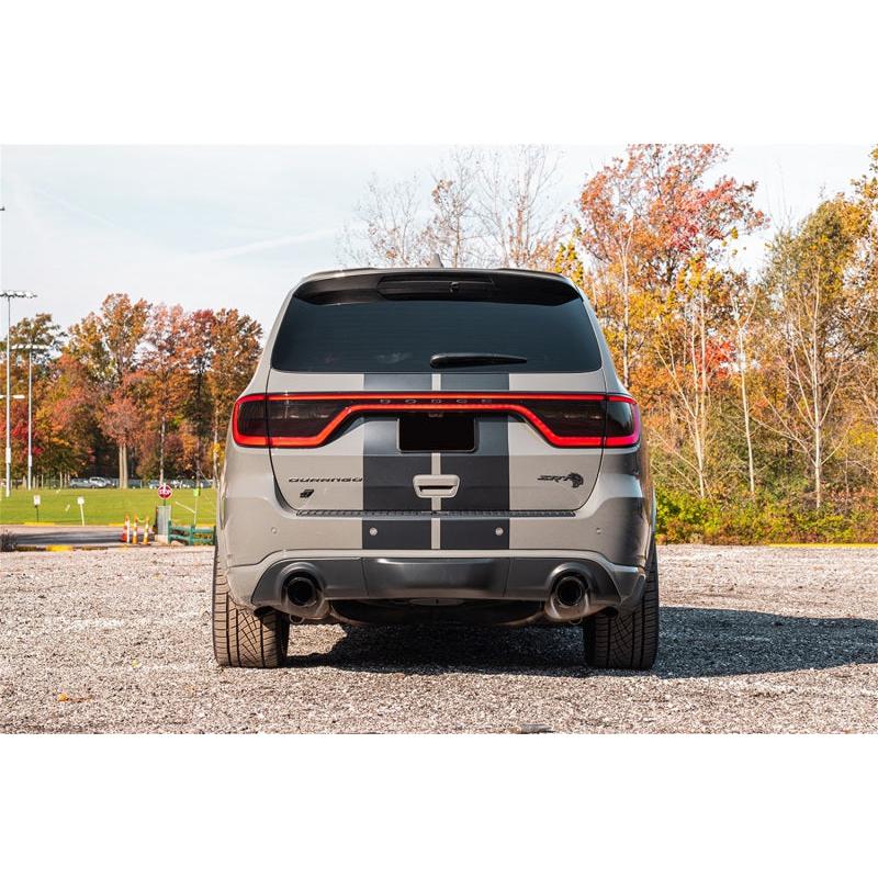 Corsa 2021-2024 Dodge Durango SRT Hellcat Cat-Back 2.75in Dual Rear Exit Xtreme 4.5in Black PVDTips