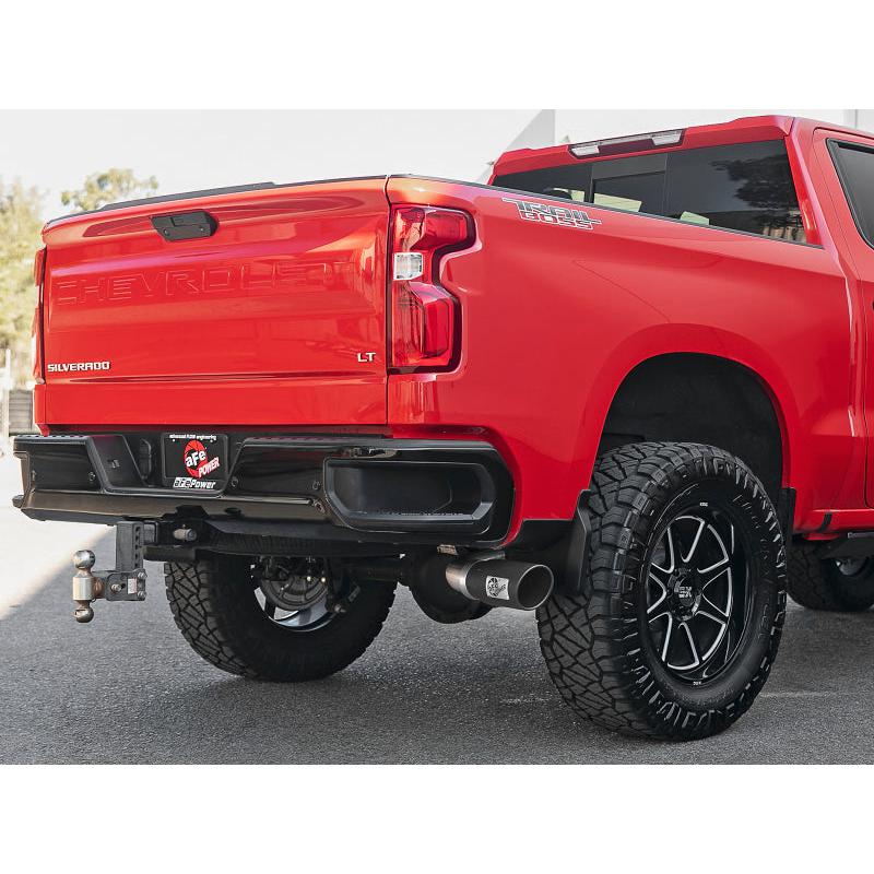 afe Apollo GT Series 2019 GM Silverado/Sierra 1500 4.3L/5.3L 409 SS CatBack Exhaust System w/Blk Tip-SR1 Performance