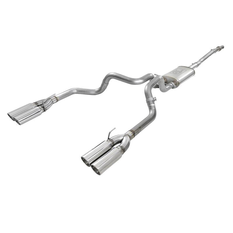 aFe Vulcan Series 3in 304SS Exhaust Cat-Back Exh w/ Pol Tips 2019 GM Silverado / Sierra 1500 V8-5.3L-SR1 Performance