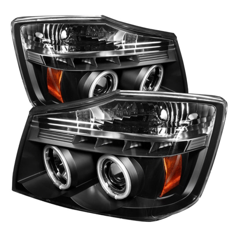 Spyder Nissan Titan 04-14/Armada 04-07 Projector Headlights CCFL Halo LED Blk PRO-YD-NTI04-CCFL-BK-SR1 Performance