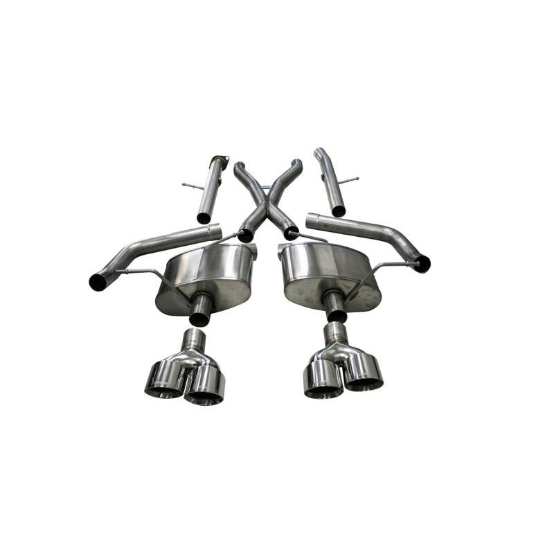 Corsa 18-21 Jeep Grand Cherokee TrackHawk 6.2L Xtreme Cat-Back Dual Rear Exit w/4.5in Polished Tips-SR1 Performance