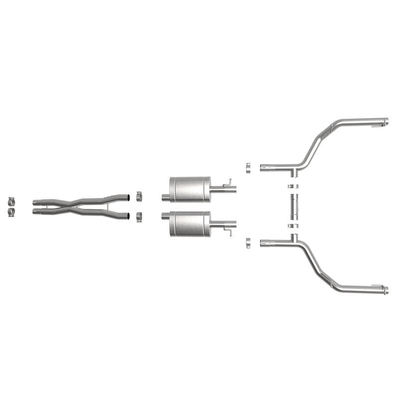 aFe MACH Force-Xp 2-1/2in 304 SS Cat-Back Exhaust 15-19 Dodge Challenger V6-3.6L - Raw Tip-SR1 Performance