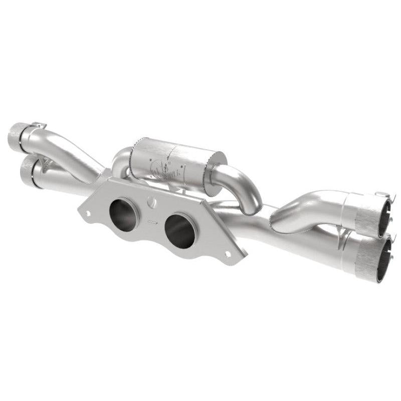 aFe Power MACHForce XP 304 Stainless Secondary Muffler Delete Pipe 14-19 Porsche 911 GT3 3.8L/4.0L-SR1 Performance