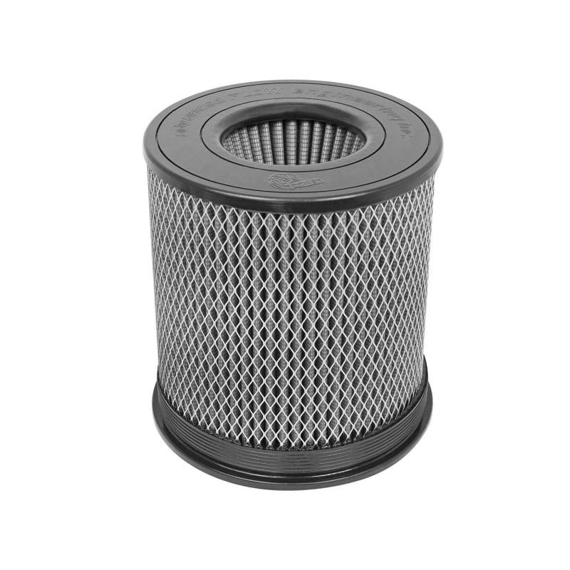 aFe MagnumFLOW Air Filter Pro DRY S 6in Flange x 8 1/8in Base/Top (INV) x 9in H-SR1 Performance