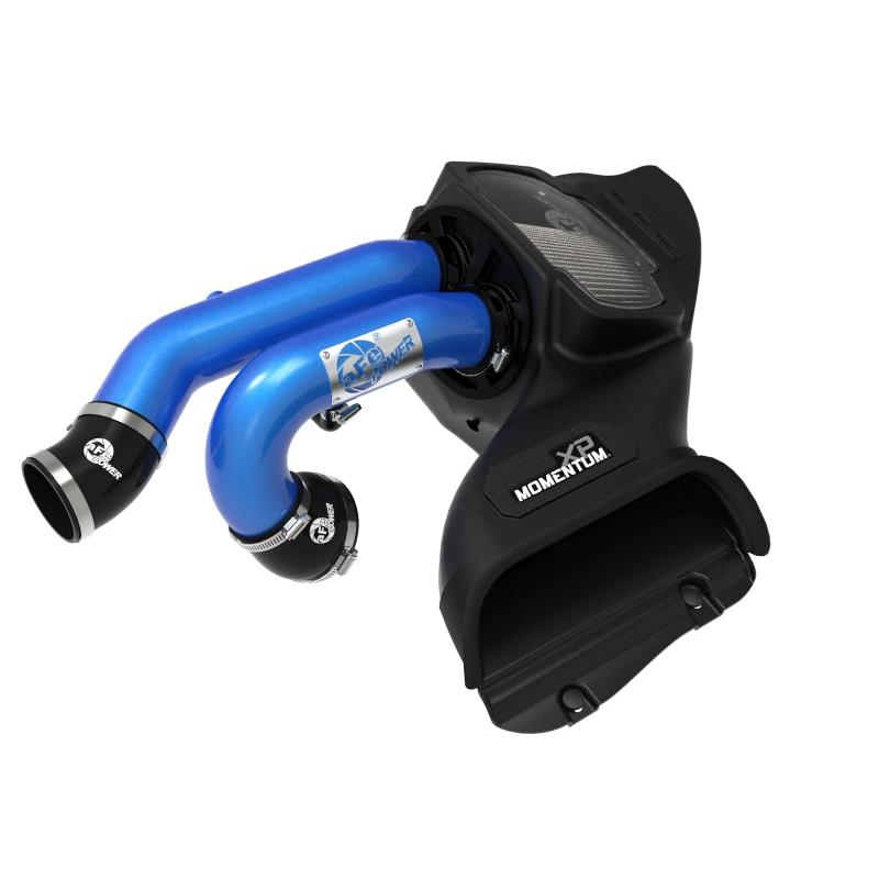 aFe 21-22 Ford F-150 Raptor V6-3.5L(tt) Momentum XP Cold Air Intake System Blue w/ Pro Dry S Filter-SR1 Performance