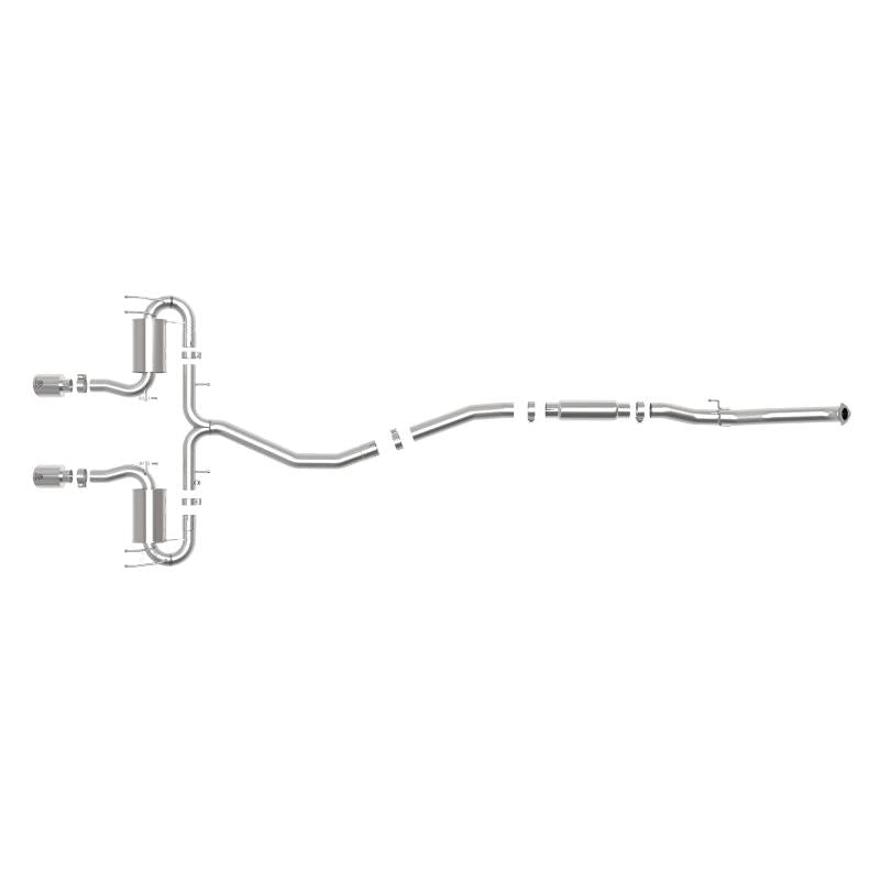 aFe Takeda 3in 304 SS Cat-Back Exhaust System w/Polished Tips 17-21 Honda Civic Sport L4-1.5L (t)-SR1 Performance