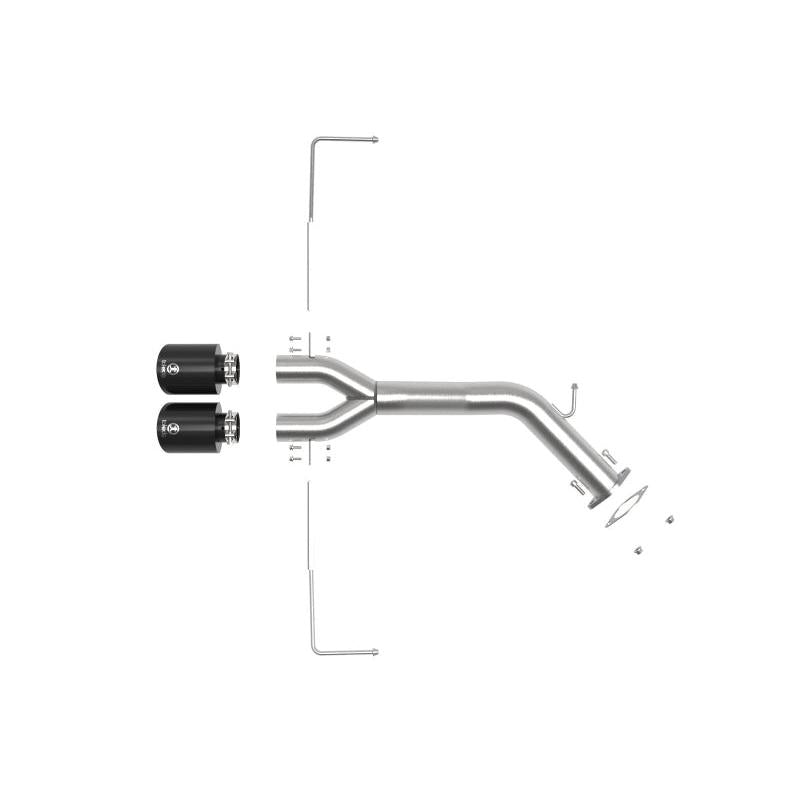 aFe Takeda 3in-2.5in 304 SS Axle-Back Exhaust w/ Black Tip 19-20 Hyundai Veloster I4-1.6L(t)-SR1 Performance