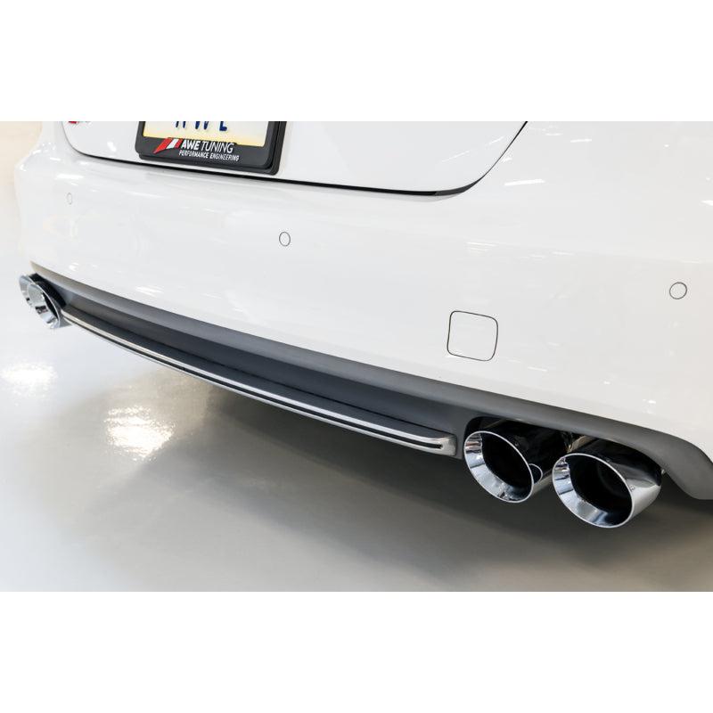 AWE Tuning Audi C7 / C7.5 S7 4.0T Touring Edition Exhaust - Polished Silver Tips