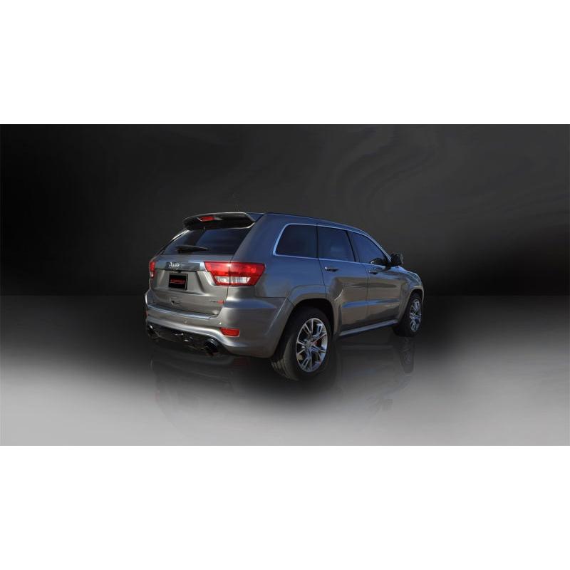 Corsa 2012-2013 Jeep Grand Cherokee 6.4L V8 Black Sport Cat-Back Exhaust