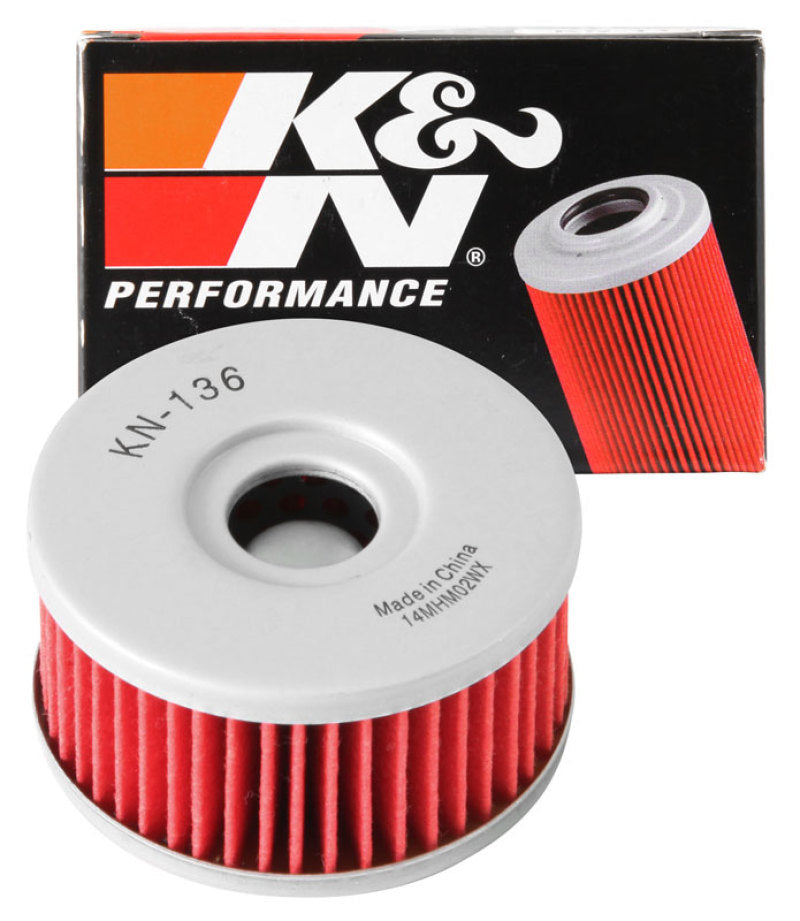 K&N Suzuki / Betamotor 2.375in OD x 1.25in H Oil Filter-SR1 Performance
