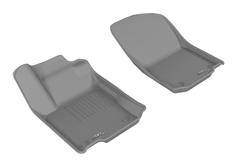 3D MAXpider 2017-2018 Mercedes-Benz GLE-Class C292 Kagu 1st Row Floormat - Gray-SR1 Performance
