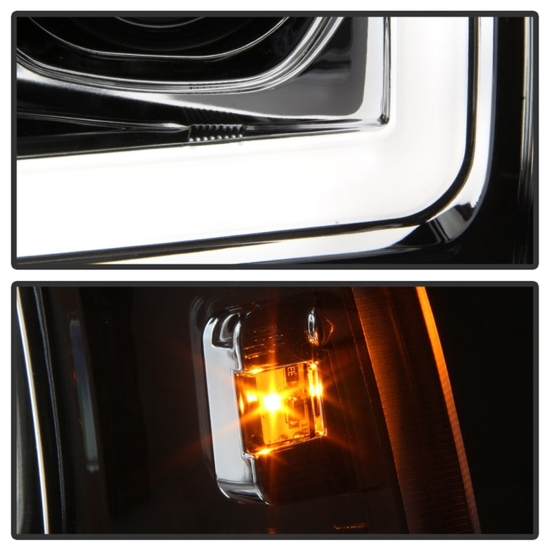 Spyder 99-04 Ford F-250 Super Duty Light Bar Projector Headlights - Chrome (PRO-YD-FF25099V2-LB-C)-SR1 Performance