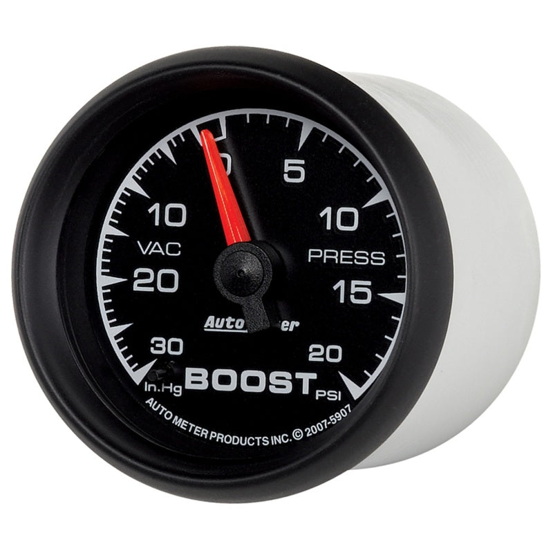 Autometer ES 52.4mm 30 In. HG/20 PSI Vacuum/Boost Gauge-SR1 Performance
