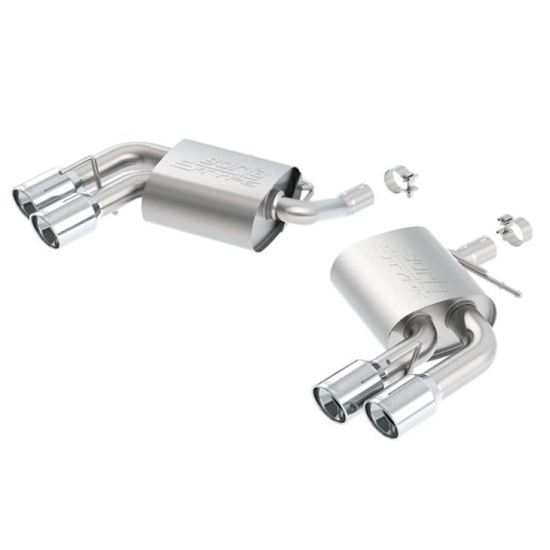 Borla 2016 Chevy Camaro V6 AT/MT S-Type Rear Section Exhaust w/o Dual Mode Valves