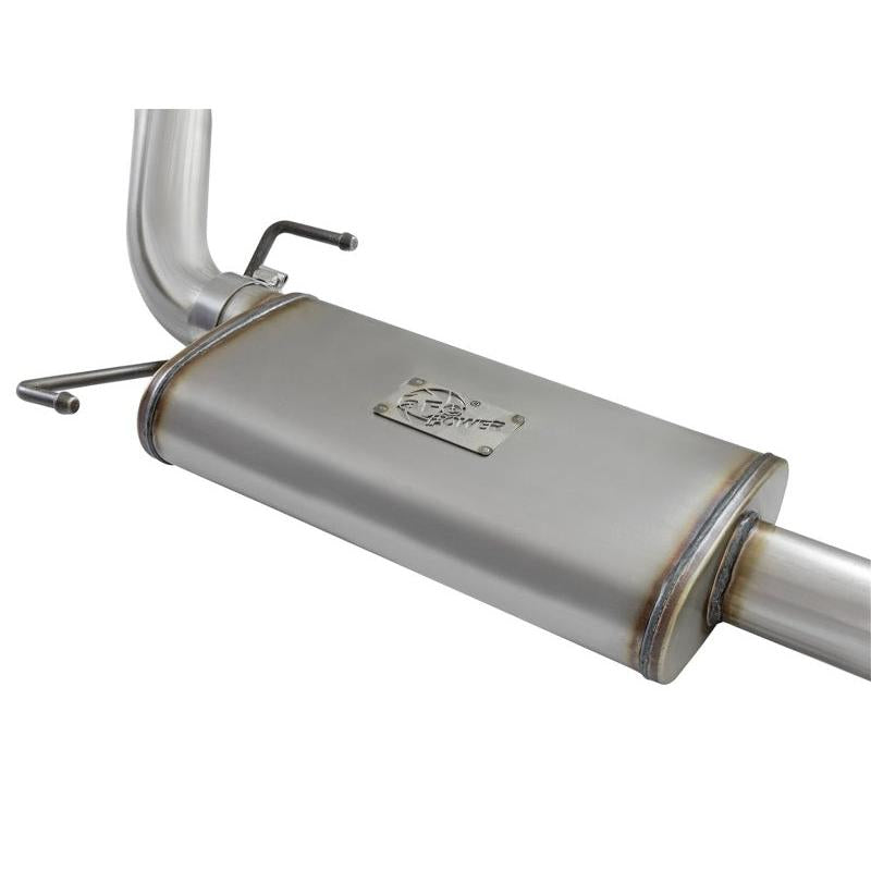 aFe MACH Force Xp 3in SS Cat-Back Single Side Exit Exhaust w/Black Tips 07-14 Toyota FJ Cruiser-SR1 Performance