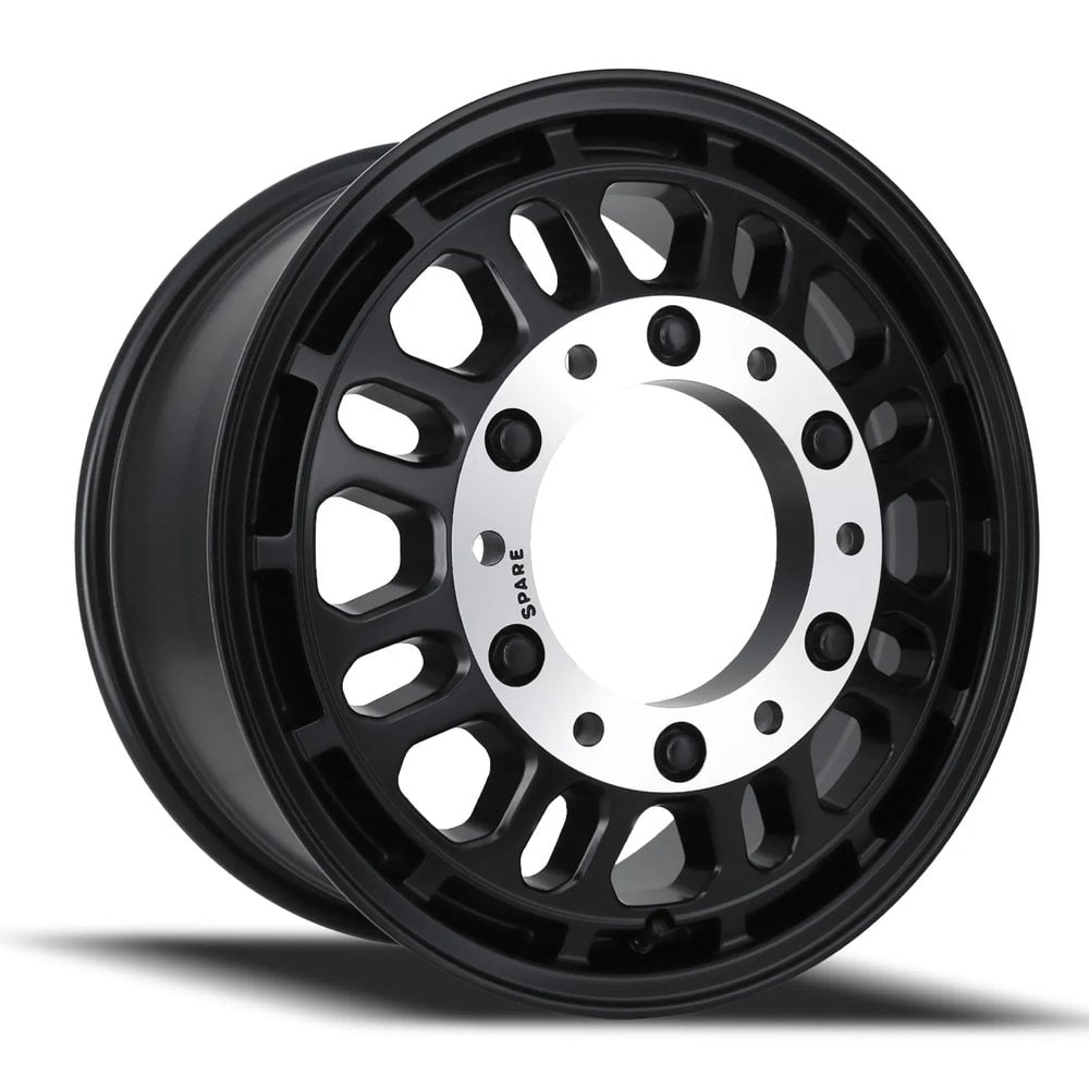 R V Rambler  00 - Universal Spare Satin Black    17x8