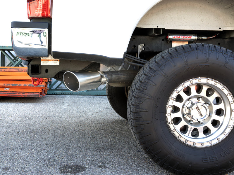 aFe MACHForce XP 2017 Ford SuperDuty F-250/F-350 V8 6.2L CC/LB Cat-Back SS 4in. Exhaust System-SR1 Performance