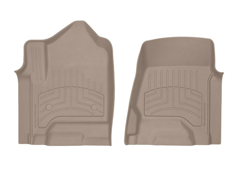 WeatherTech 2018+ Lincoln Navigator Front FloorLiner HP - Tan | Custom Fit, High Performance Vehicle Carpet Protector