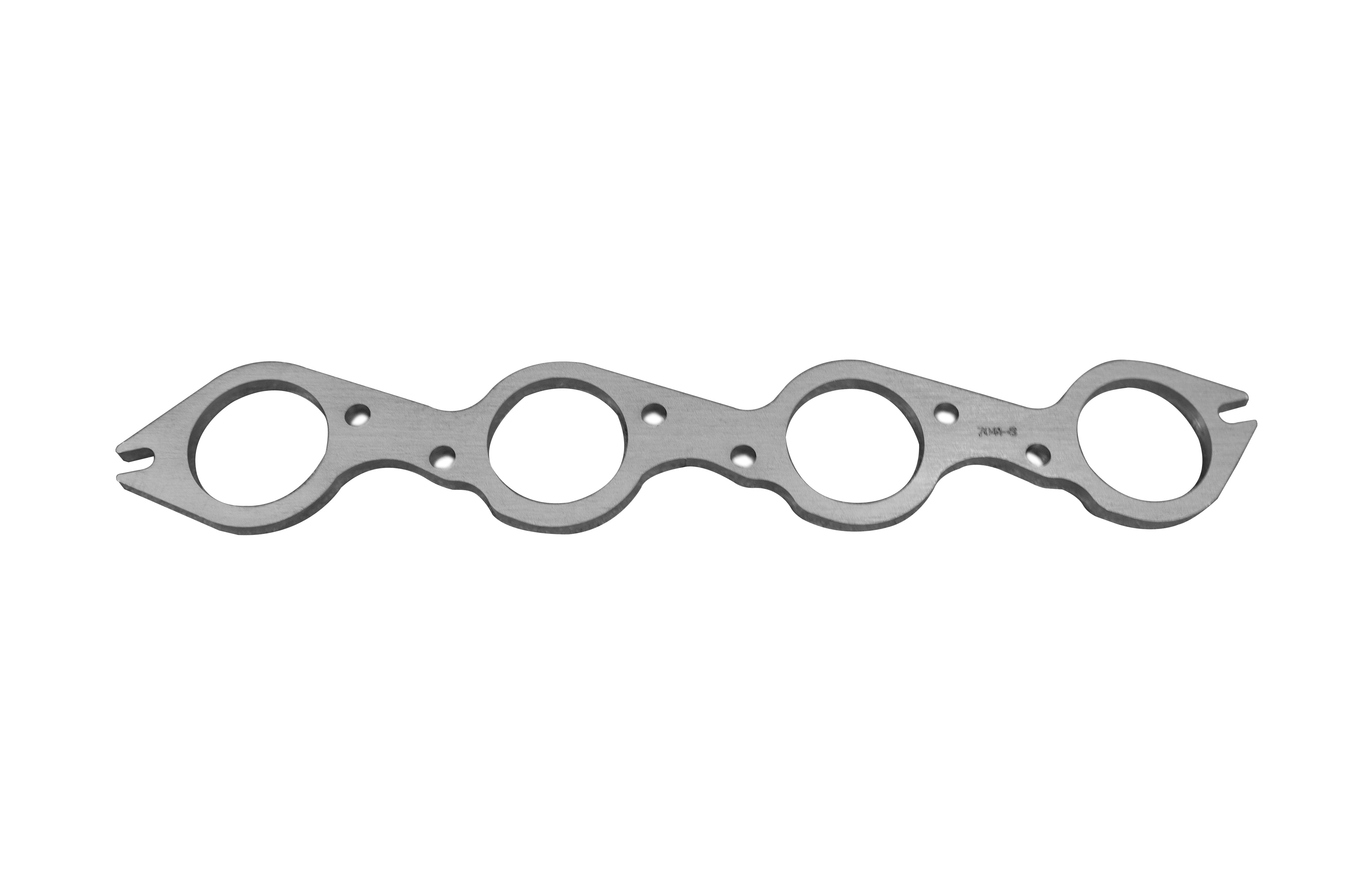 Stock Style BBC Header Flange - 3/8" Thick 304 Stainless -2-1/4" Primaries