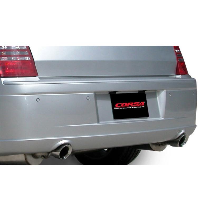 Corsa 2005-2010 Dodge Charger No Towing Hitch R/T 5.7L V8 Polished Xtreme Cat-Back Exhaust