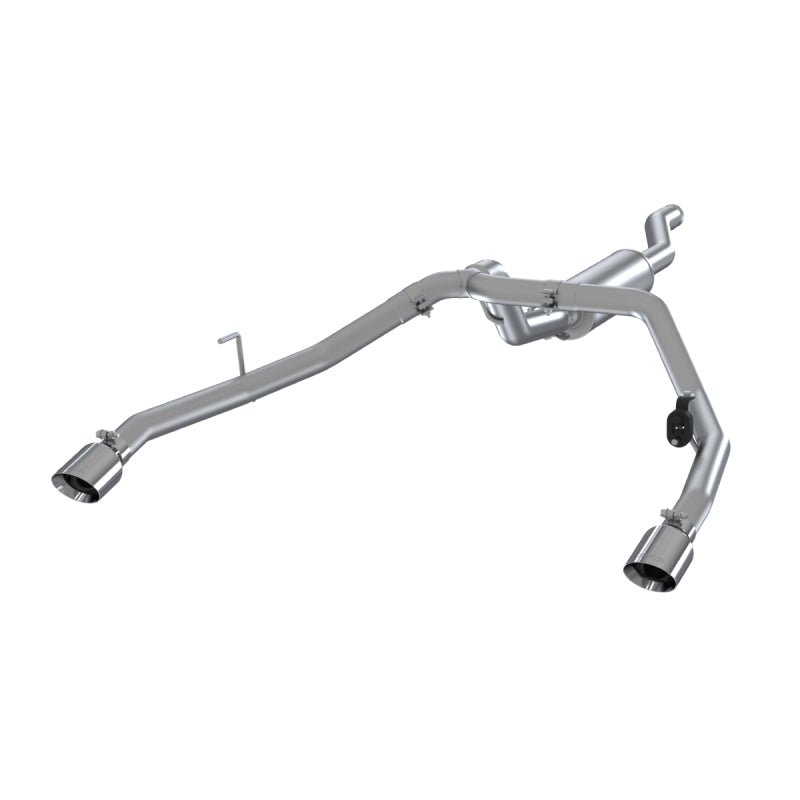MBRP 2020 Jeep Gladiator 3.6L 2.5in Dual Rear Exit Cat Back Exhaust Aluminized-SR1 Performance