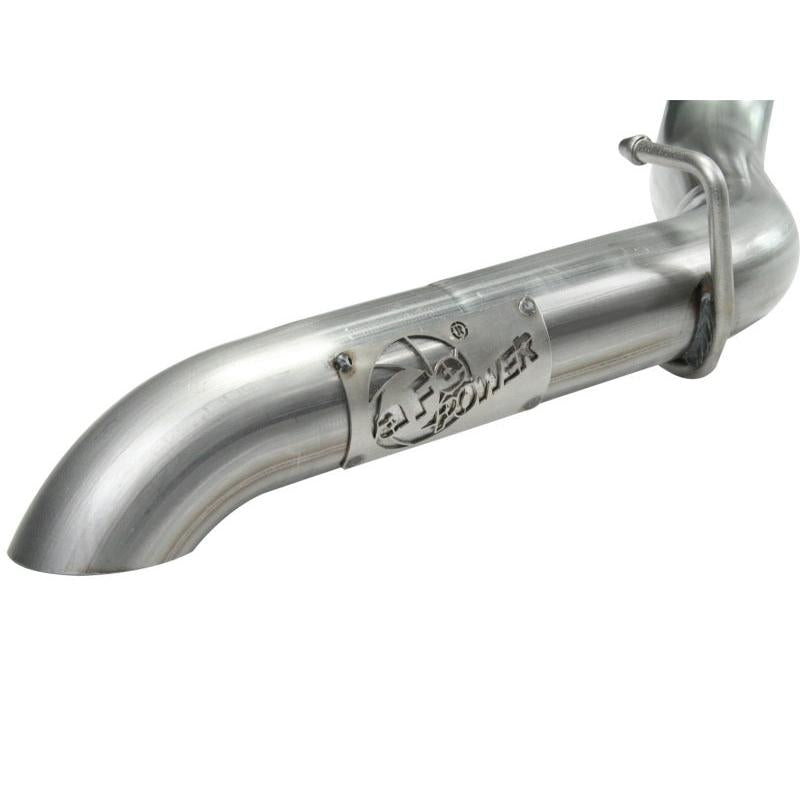 aFe MACHForce XP Exhaust Cat-Back SS-409 04-06 Jeep Wrangler TJ Unl L6 4.0L 2.5in Off-Road No Tip-SR1 Performance