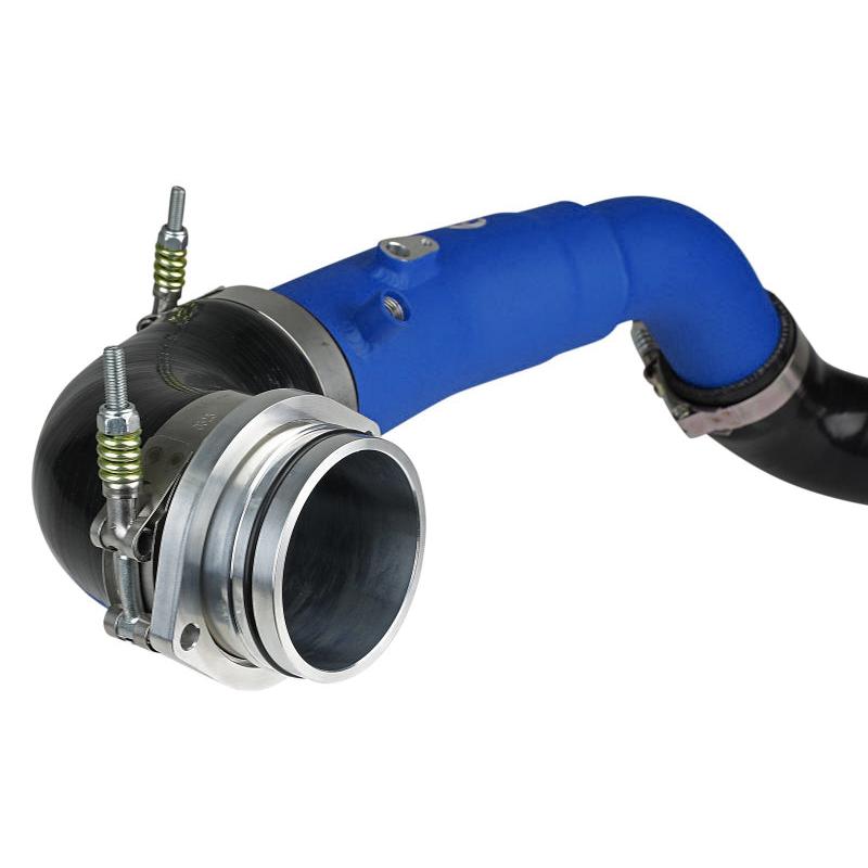 aFe 20-21 BMW Z4 M40i (G29) L6-3.0L (t) B58 BladeRunner 2-1/2in to 3in  Hot-Side Charge Pipe - Blue