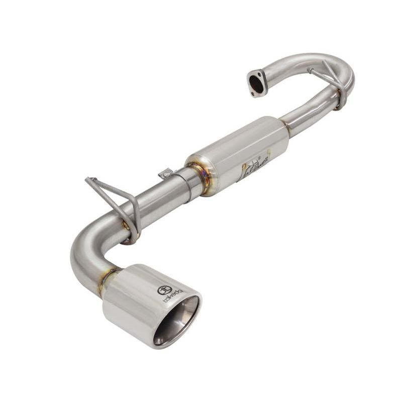 aFe 11-16 Scion TC L4-2.5L 304SS 2-1/4in to 2-1/2in Axle-Back Takeda Exhaust w/ Polished Tip-SR1 Performance