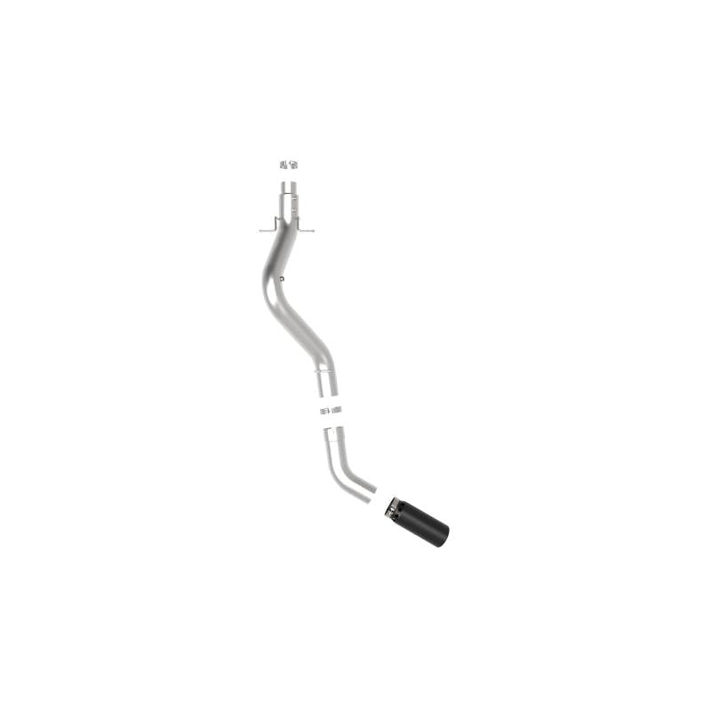 aFe Large Bore-HD 5 IN 409 SS DPF-Back Exhaust System w/Black Tip 20-21 GM Truck V8-6.6L