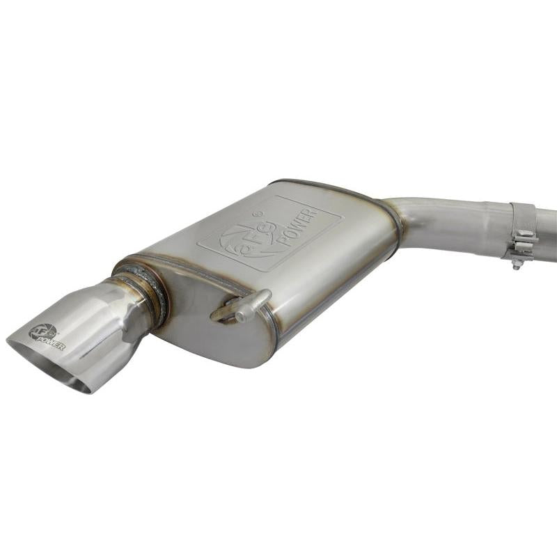 aFe MACHForce XP 3in 304 SS Cat-Back Exhausts w/ Polished Tips 15-17 Ford Mustang GT V8-5.0L/V6-3.7L-SR1 Performance