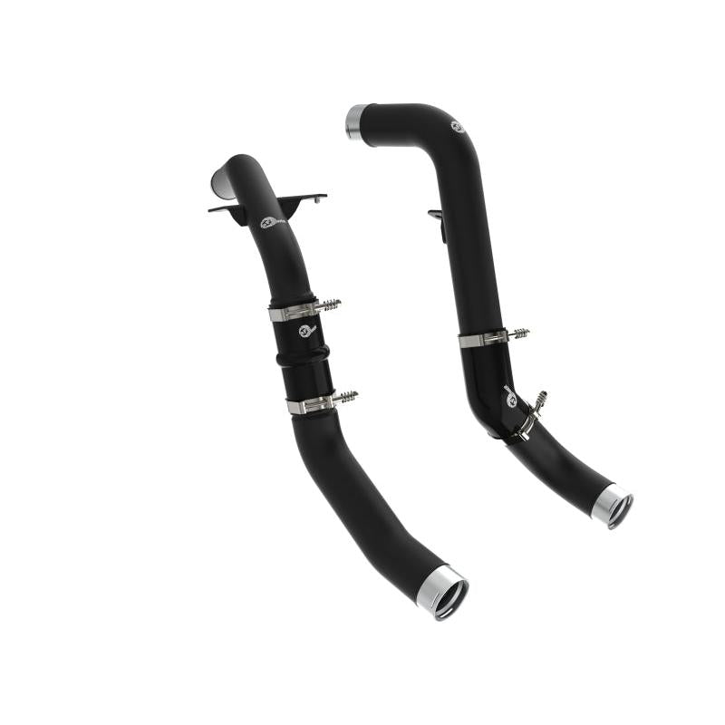 aFe RAM 1500 20-22 V6-3.0L (td) BladeRunner 2-1/2 in & 3in Aluminum Hot & Cold Charge Pipe Kit Black-SR1 Performance