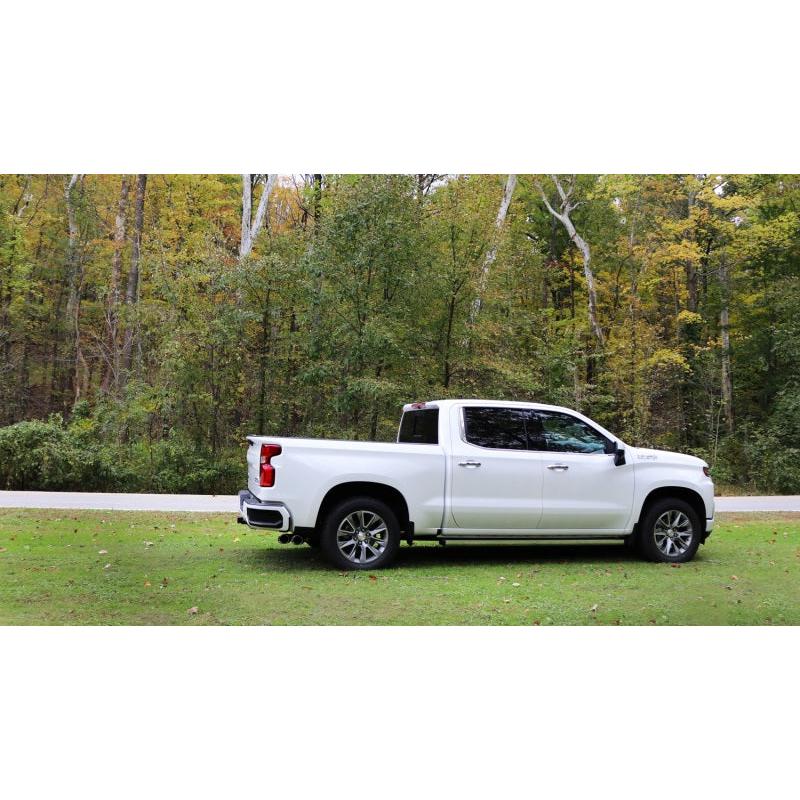 Corsa 2019-24 Chevy Silverado 5.3L Crew Cab Short Bed Sport Cat-Back Dual Rear Exit w/ Polished Tips-SR1 Performance