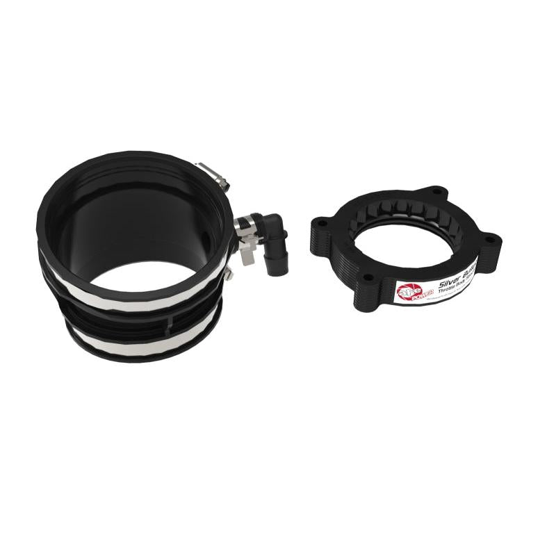 aFe 2020 Vette C8 Silver Bullet Aluminum Throttle Body Spacer / Works With aFe Intake Only - Black-SR1 Performance