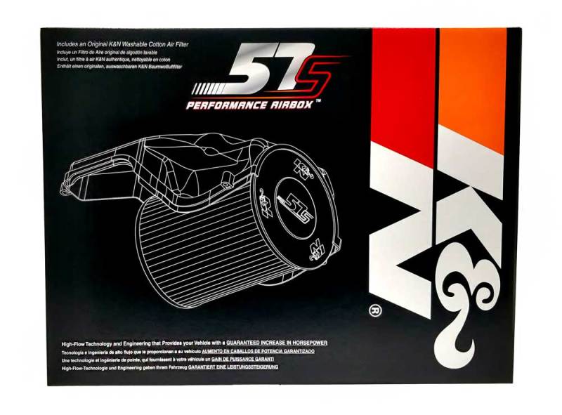 K&N Performance Intake Kit for Ford C-Max/Focus II / Volvo C30/S40/V40/V50/V70 / Mazda 3/5-SR1 Performance