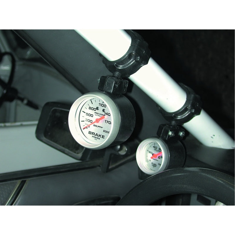 Autometer 2-1/16in inch Black Roll Pod Gauge Mount for 1 5/8 inch Roll Cage-SR1 Performance