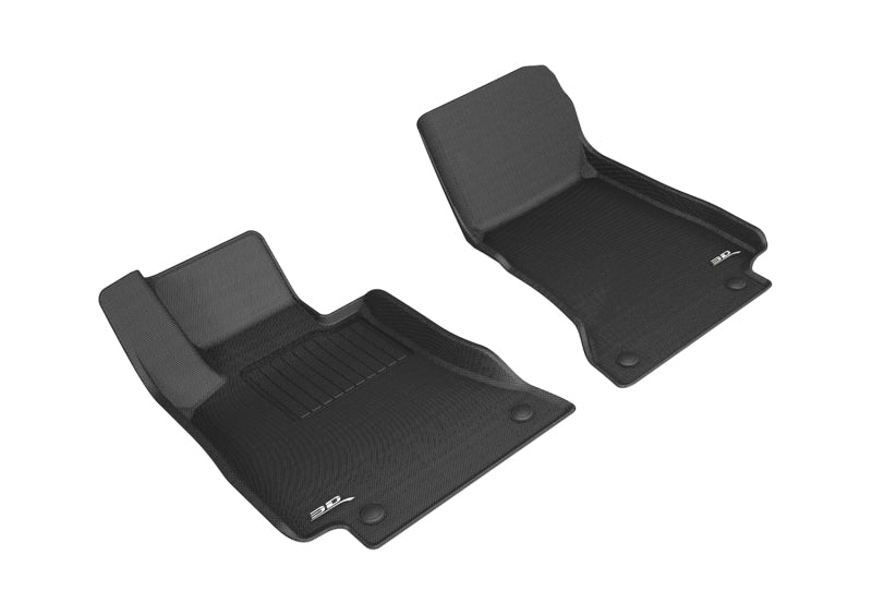 3D MAXpider 2018-2020 Mercedes-Benz E-Class Coupe C238 Kagu 1st Row Floormat - Black-SR1 Performance