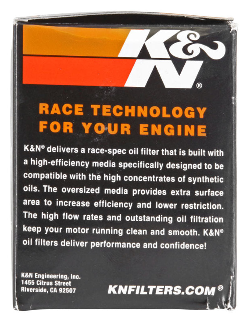 K&N Piaggio 2.156in OD x 3.063in Height Oil Filter-SR1 Performance