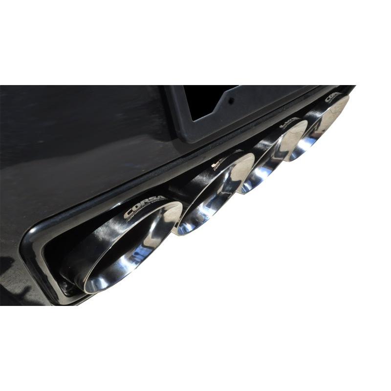 Corsa 2015+ Chevrolet Corvette C7 Z06 2.75in Dual Rear Xtreme Cat-Back Exhaust w/ Quad Polis