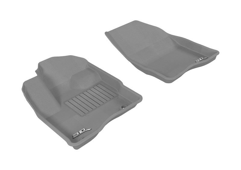 3D MAXpider 2010-2019 Ford Taurus Kagu 1st Row Floormat - Gray-SR1 Performance