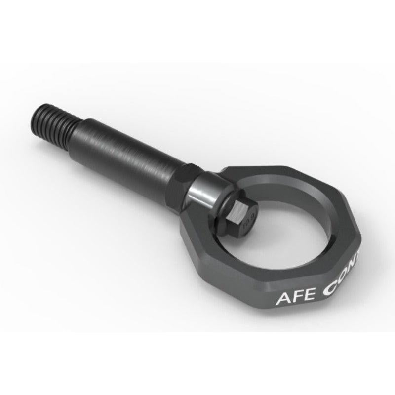 aFe Control Front Tow Hook Grey BMW F-Chassis 2/3/4/M-SR1 Performance