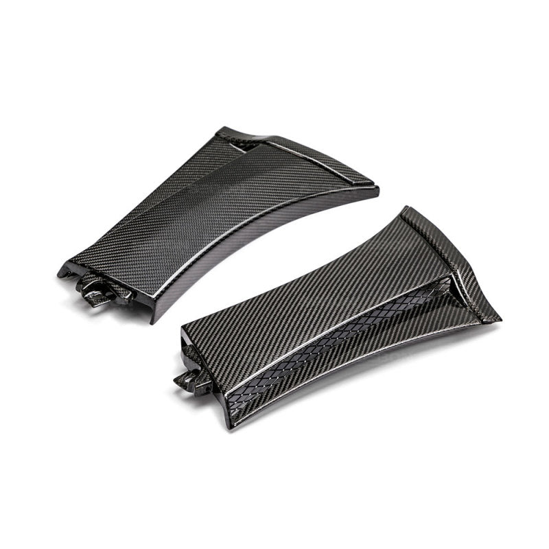 Seibon 08-14 Subaru STI Carbon Fiber Fender Caps - Lightweight, Durable & Heat-Resistant