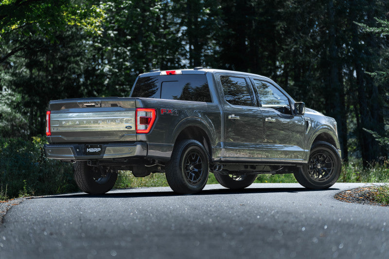 MBRP 2021 Ford F-150 2.7L EcoBoost / 3.5L EcoBoost / 5.0L 3in Cat Back Single Side Exit Alum-SR1 Performance