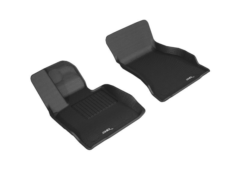 3D MAXpider 2018-2019 BMW 6 Series Gran Turismo Kagu 1st Row Floormat - Black-SR1 Performance