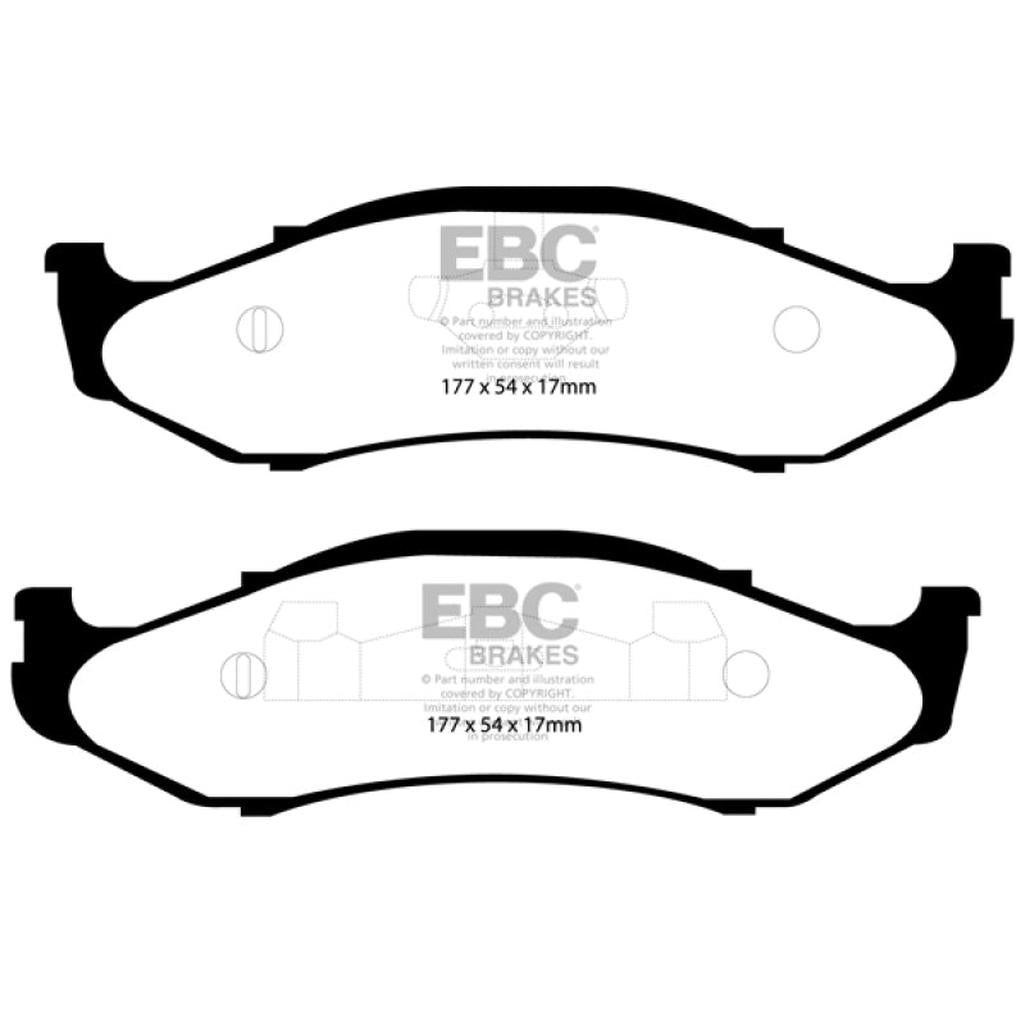 EBC Yellowstuff Brake Pads for Jeep Cherokee 1997-2001 – High-Performance Street and Track Use