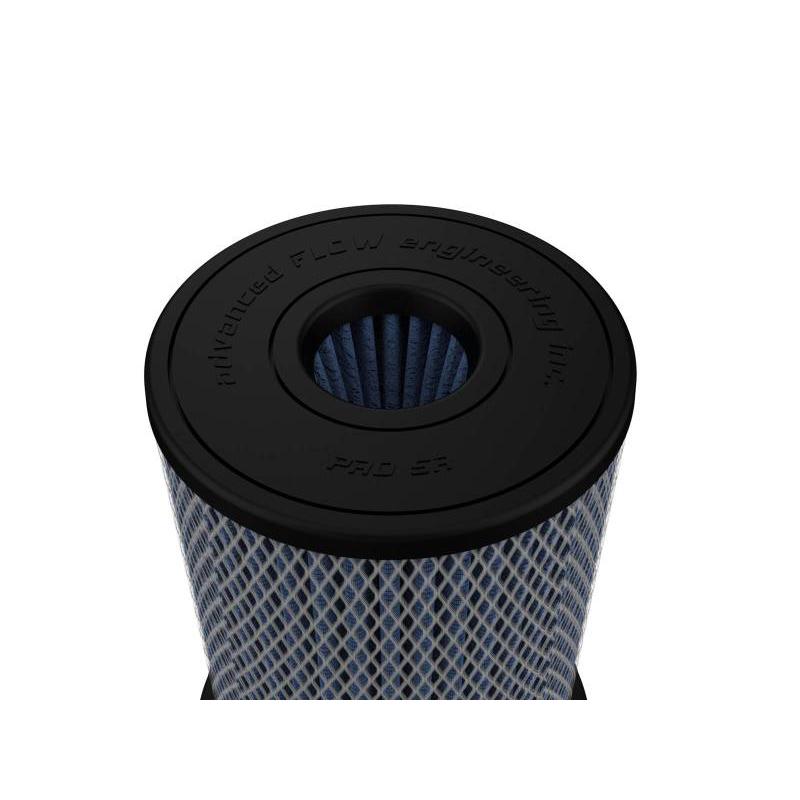 aFe MagnumFLOW Pro 5R Air Filters 3in F x 5-1/2in B x 5-1/4in T (Inverted) x 8in H-SR1 Performance