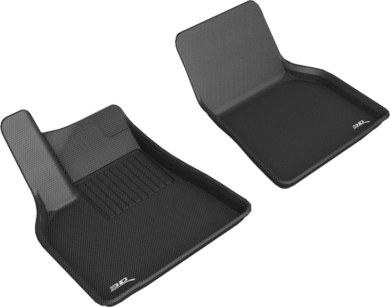 3D MAXpider 2020-2020 Tesla Model Y Kagu 1st Row Floormat - Black-SR1 Performance