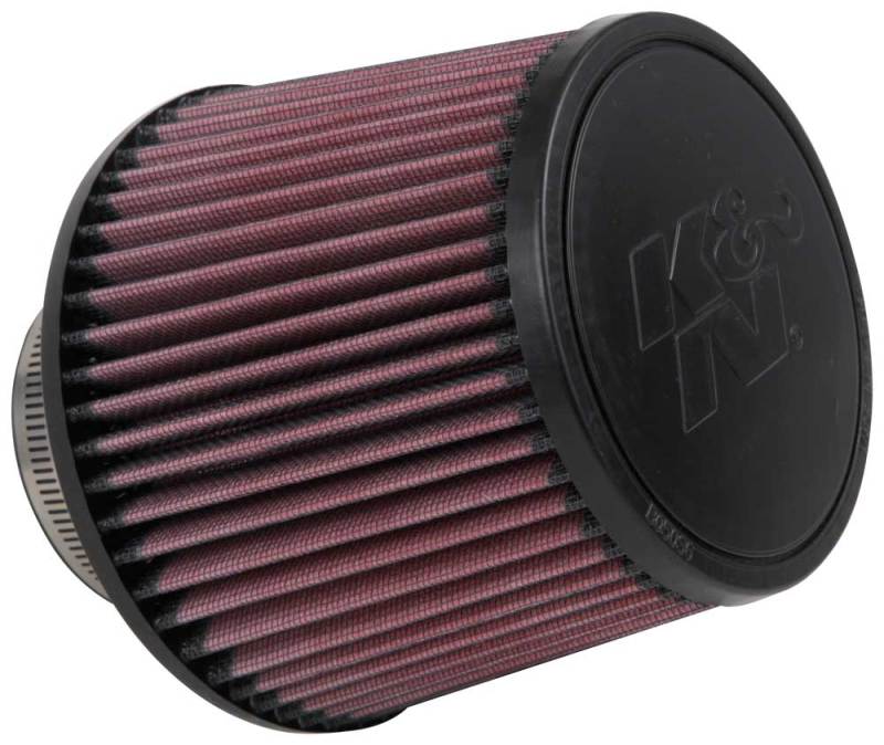 K&N Filter Universal Rubber Filter 3in Flange ID 6in Base OD 5.125in Top OD 5in Height-SR1 Performance